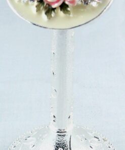 Cream Enamel Hat Metal Ring Holder