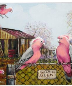 Jenny Sanders Galah Luggage Tag