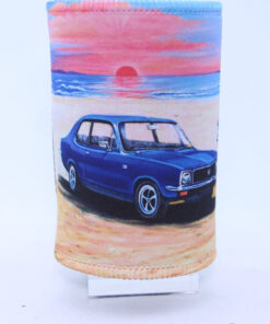 Holden Classic 2 Blue Toranas Neoprene Stubby Holder Cooler - Jenny Sanders