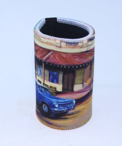 Holden Classic Cruising In A Premier Neoprene Stubby Holder Cooler - Jenny Sanders