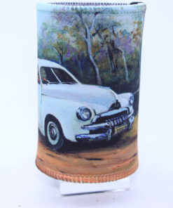 Holden Ute With Tenacious Bluey Neoprene Stubby Holder Cooler - Jenny Sanders
