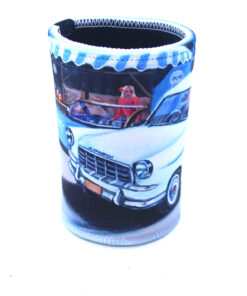 Alternative view of Holden At Gelato Stand Neoprene Stubby Holder Cooler - Jenny Sanders
