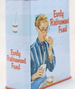 Early Retirement Fund Metal Money Box