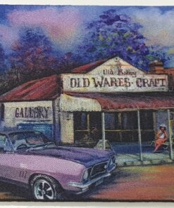Holden Classic In Front Of Gallery Neoprene Coaster - Jenny Sanders