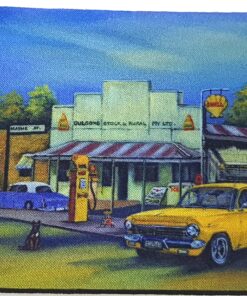 Holden Classic Yellow EH Ute Neoprene Coaster - Jenny Sanders