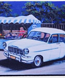 Holden At Gelato Stand Neoprene Coaster - Jenny Sanders