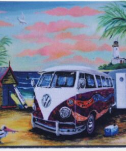 Dreamtime VW Kombi Neoprene Coaster - Jenny Sanders