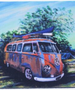 Campervan VW Kombi Neoprene Coaster - Jenny Sanders