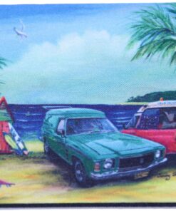 Holden Sandman Green Neoprene Coaster - Jenny Sanders