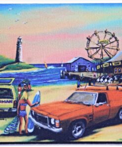 Holden Orange Sandman Neoprene Coaster - Jenny Sanders