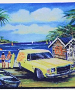 Holden Yellow Sandman Neoprene Coaster - Jenny Sanders