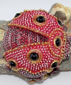 Red Ladybird On Log Figurine