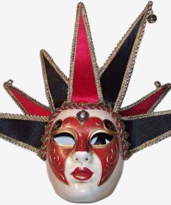 Decorative Venetian Masquerade Mask Tick The Jester