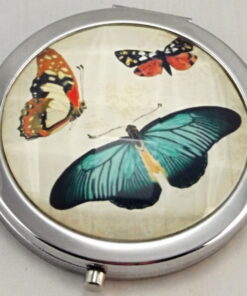 Butterfly Double Sided Makeup Compact Mirror