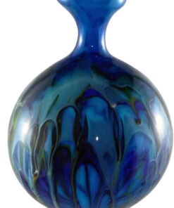 Blue Glass Hanging Bauble 18.5cm