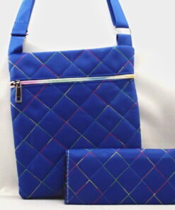 Alternative view of Blue Crossbody Handbag And Wallet Set