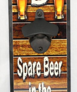 Wall Mounted Bottle Opener Plan B Spare Beer in the Shed Fridge