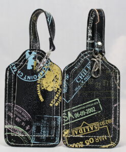 Sydney Love Passport Print Pattern Luggage Tags x 2