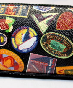 Sydney Love Vintage Hotel Pattern Makeup Pencil Sunglass Case