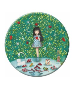 Mila Secret Garden Compact Pocket Handbag Mirror