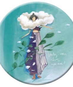 Anne-Sophie Rutsaert Would You Like To Dream Compact Pocket Handbag Single Sided Mirror