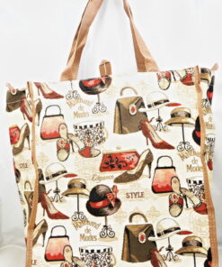 Tapestry Boutique Pattern Large Grocery Tote Shopping Bag