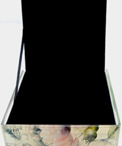 Alternative view of Roses And Fleur-de-lis Glass Trinket Decorative Box