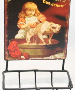 Wall Mounted JENNIE YEAMANS "OUR JENNIE" METAL Soap Holder