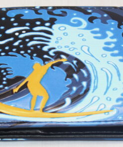 Shagwear Wave Hunter Surfer Men's Bifold Wallet