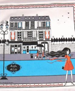 Matilda And Miranda Handkerchief Waiting For Friends - Orange Dress
