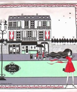 Matilda And Miranda Handkerchief Waiting For Friends - Red Dress