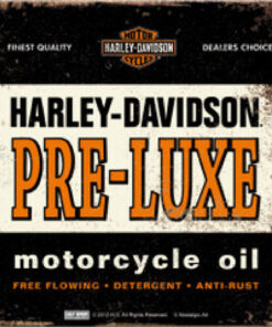 Licenced Harley Davidson Pre-Luxe Motorcycle Oil Free Flowing Metal Coaster