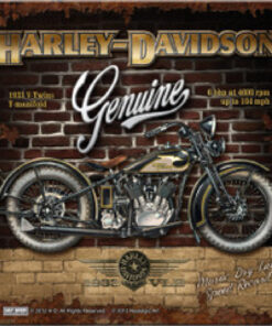 Licenced Harley Davidson Genuine 1933 V-Twins Metal Coaster