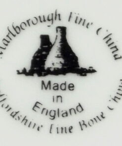 Alternative view of Marlborough Staffordshire Fine Bone China Crocus Cup And Saucer