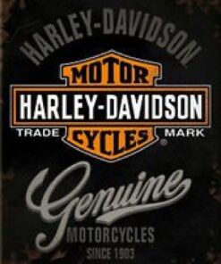Nostalgic Art Licenced Harley Davidson Genuine Logo Fridge Magnet