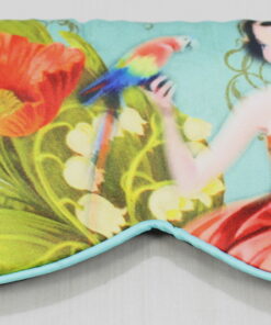 Pin Up Girl In Red Dress On Eye Mask
