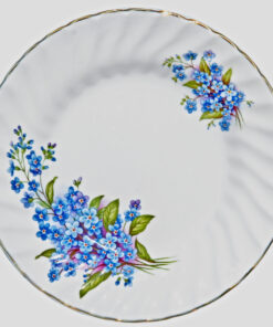 Marlborough Staffordshire Fine Bone China Forget Me Not Side Plate