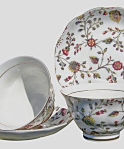 Royal Devonshire Fine White Porcelain Jennibelle 2 Cup and Saucer Set