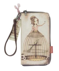 Santoro Lost Song Large Zip Wallet Purse Clutch