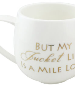 Alternative view of White New Bone China Mug I Don't Have A Bucket List