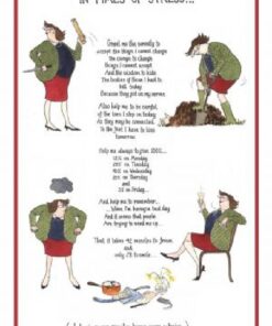 In Times Of Stress Linen Cotton Blend Tea Towel McCaw Allan