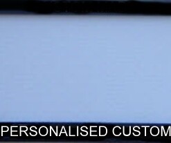 Slimline Custom Or Blank Novelty Number Plate Frame 37.2cm x 10cm