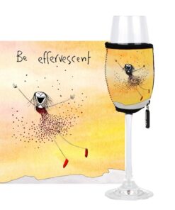 Imagine Ellie Neoprene Champagne Glass Cooler Effervescent
