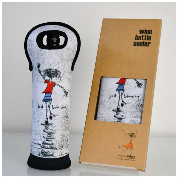 Imagine Ellie Neoprene Wine Bottle Cooler - They Laughed