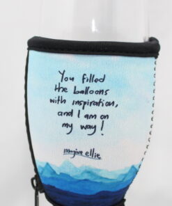 Alternative view of Imagine Ellie Neoprene Champagne Glass Cooler - Balloons