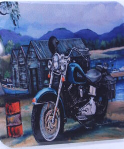 Harley Davidson Softtail Heritage Classic Neoprene Coaster  - Jenny Sanders