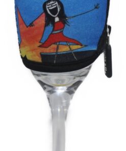 Imagine Ellie Neoprene Champagne Glass Cooler - Stars