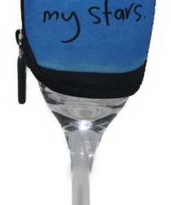 Alternative view of Imagine Ellie Neoprene Champagne Glass Cooler - Stars