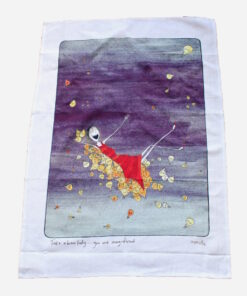 Alternative view of Imagine Ellie Linen Tea Towel Take A Bow Lady You Are Magnificant