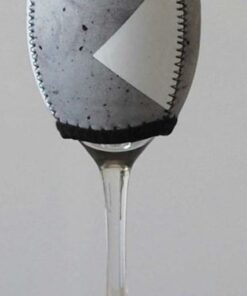 Imagine Ellie Neoprene Wine Glass Cooler Concrete White